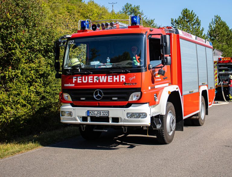Gehweg überschwemmt